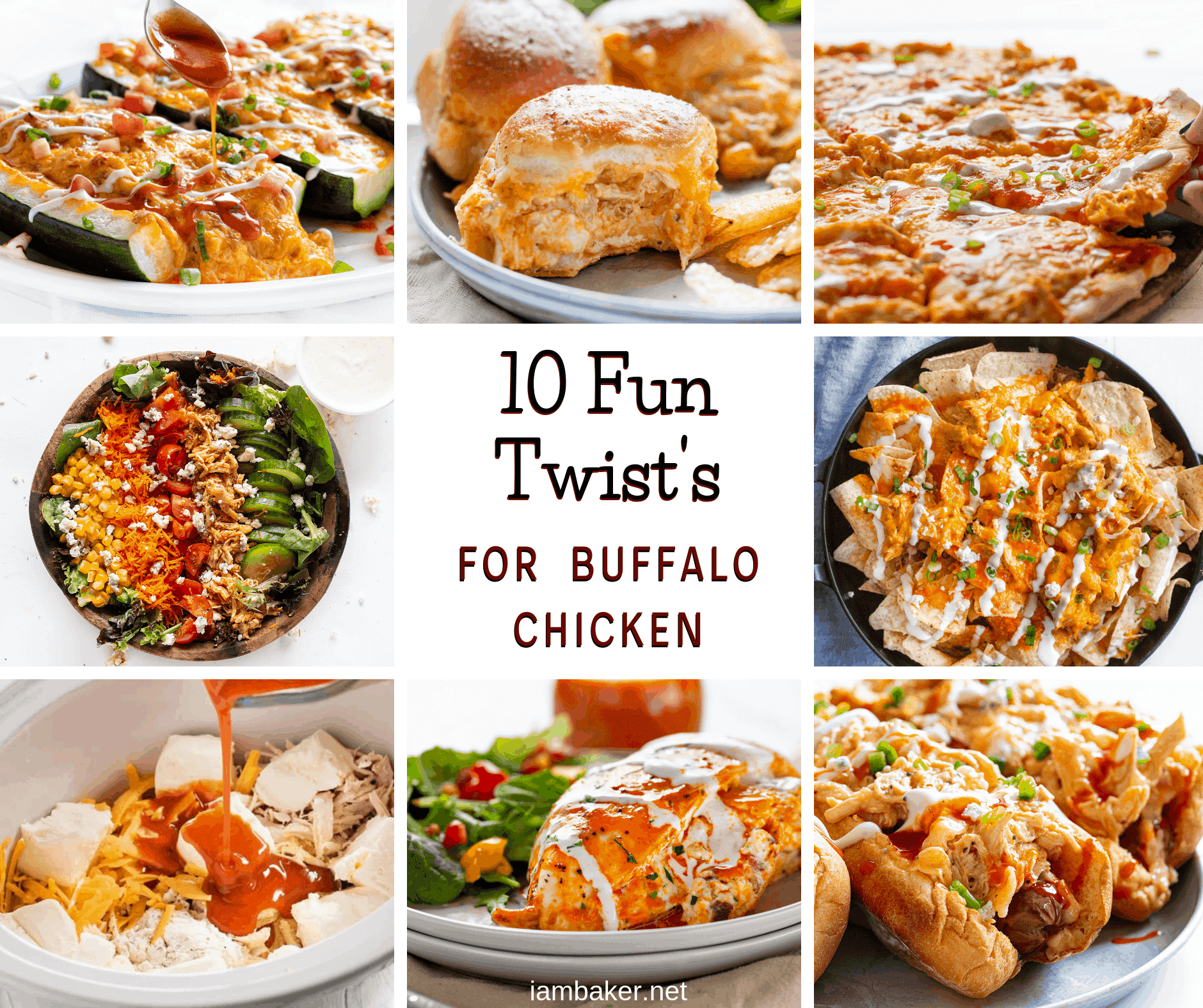 Mania Adskille Helt vildt 10 Fun Twists for Buffalo Chicken - i am baker