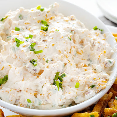 Loaded Baked Potato Dip - i am baker