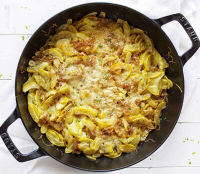 French Onion Zucchini Bake - i am baker