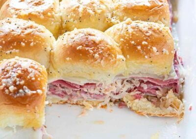 Reuben Sliders - i am baker