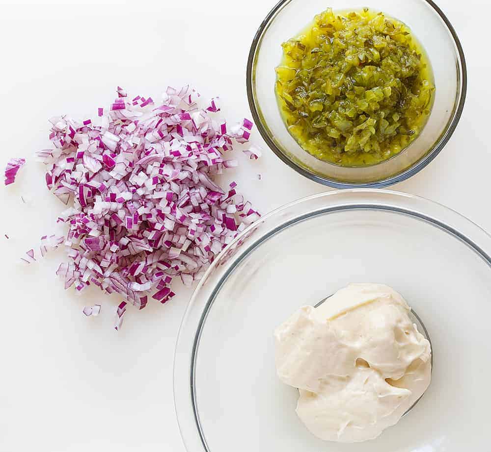 Ingredients for Easy Tartar Sauce