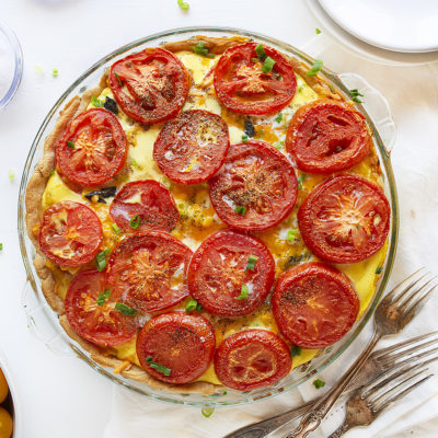 Tomato Corn Pie