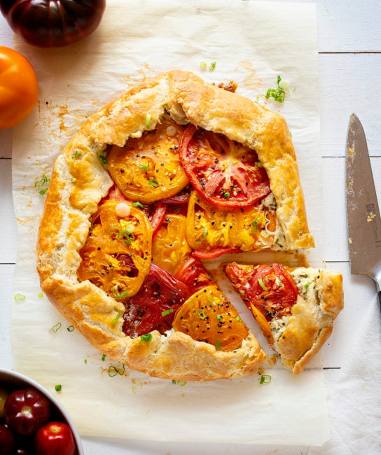 Tomato Galette - i am baker