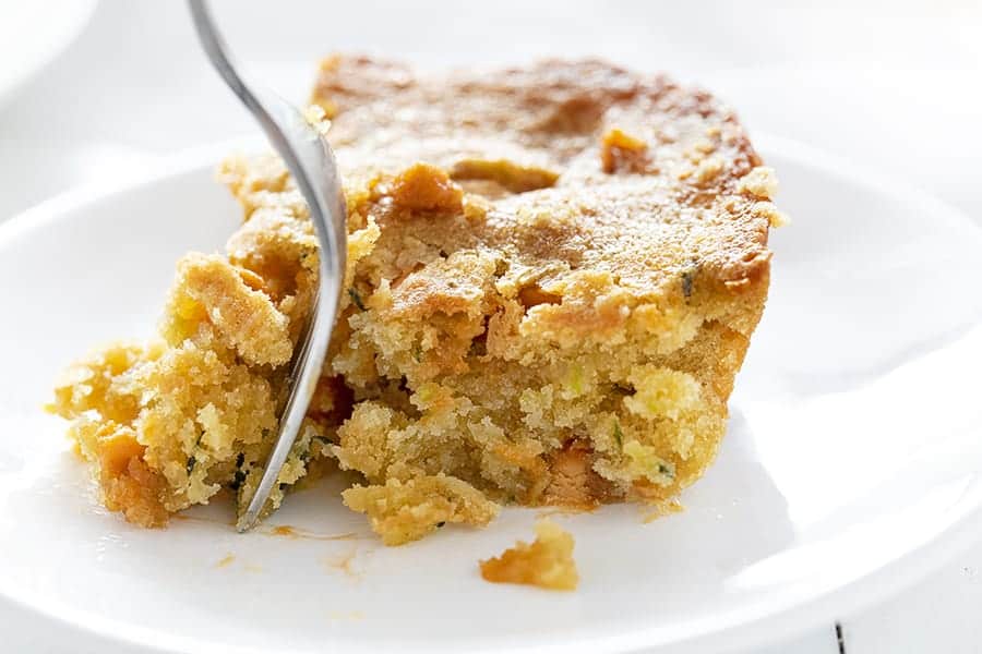 Put a fork in your scrumptious Butterscotch Zucchini Bar, then enjoy!