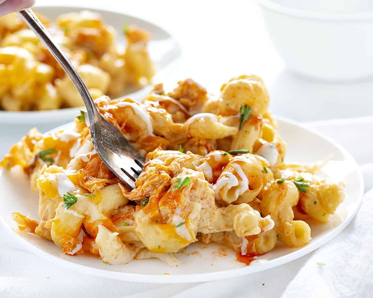 Buffalo Chicken Macaroni and Cheese