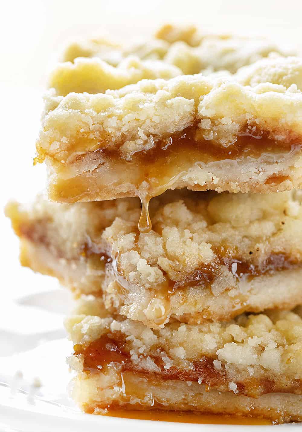 Stacked up Caramel Pumpkin Butter Bars