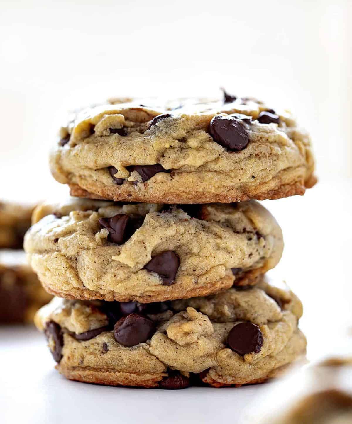 Pumpkin Spice Chocolate Chip Cookies - I Am Baker