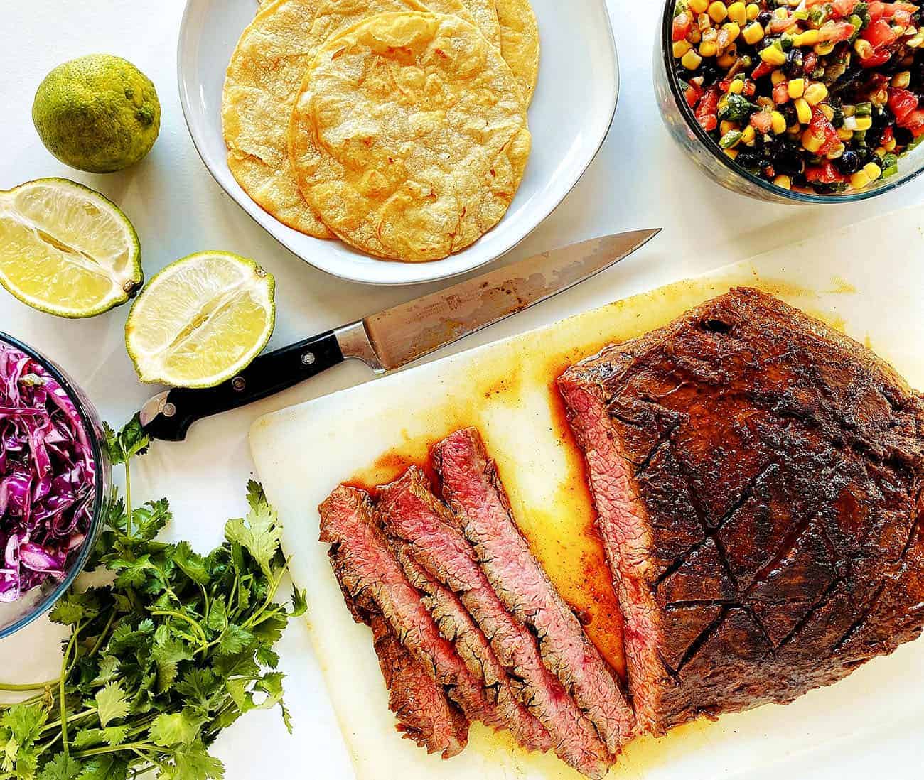 Heart Healthy Steak Tacos - Ingredients