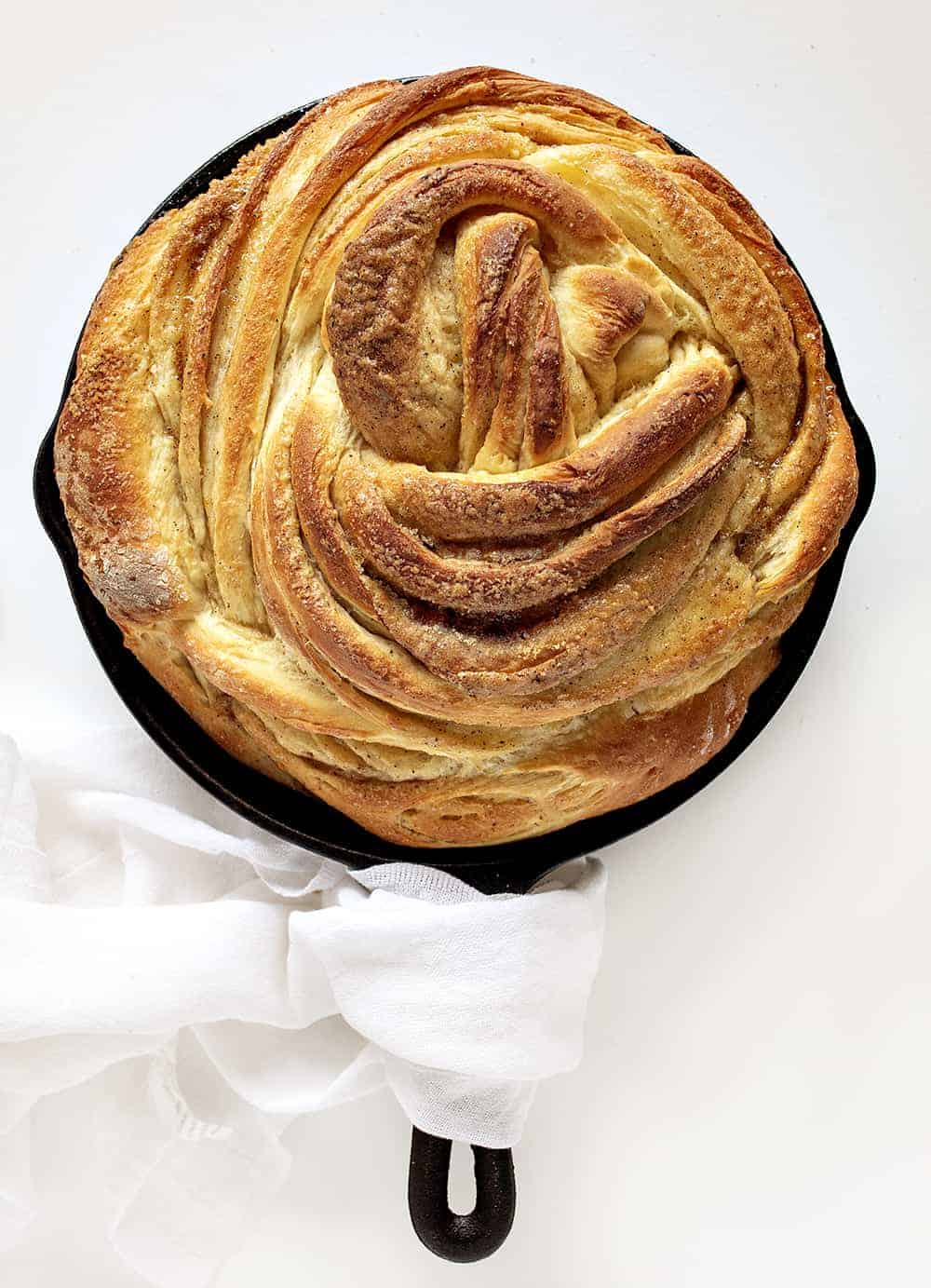 Orange Cardamom Breakfast Bread Twist without the Glaze