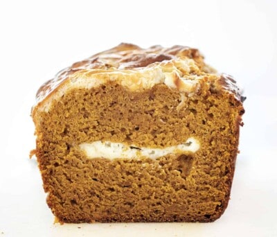 Pumpkin Cream Cheese Swirl Loaf - i am baker