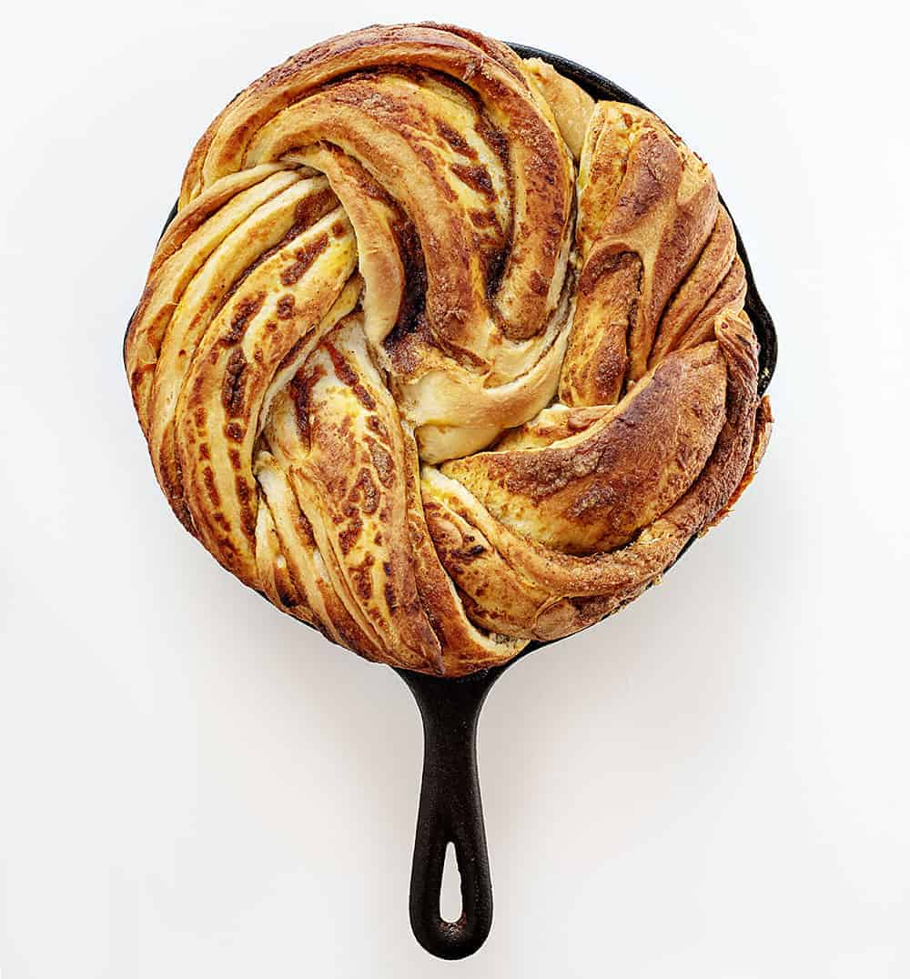 Baked Pumpkin Spice Bread Twist