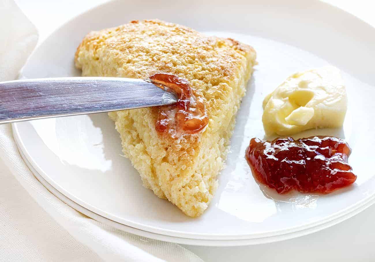 Spreading Jam on a Scone