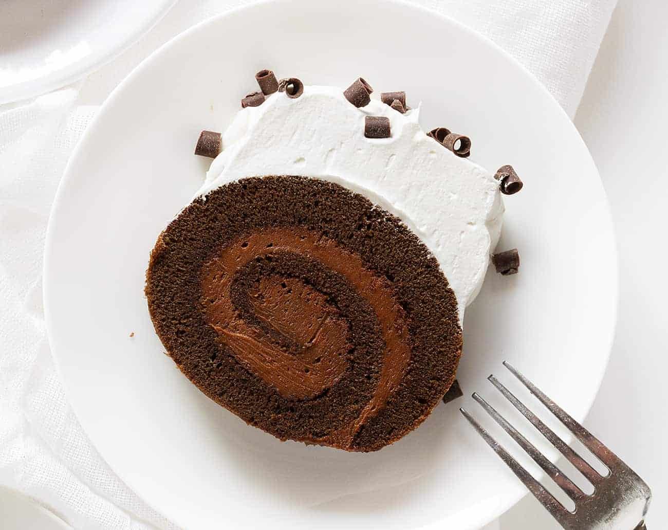 French Silk Cake Roll - i am baker