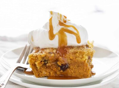 Pumpkin Pecan Dump Cake - i am baker