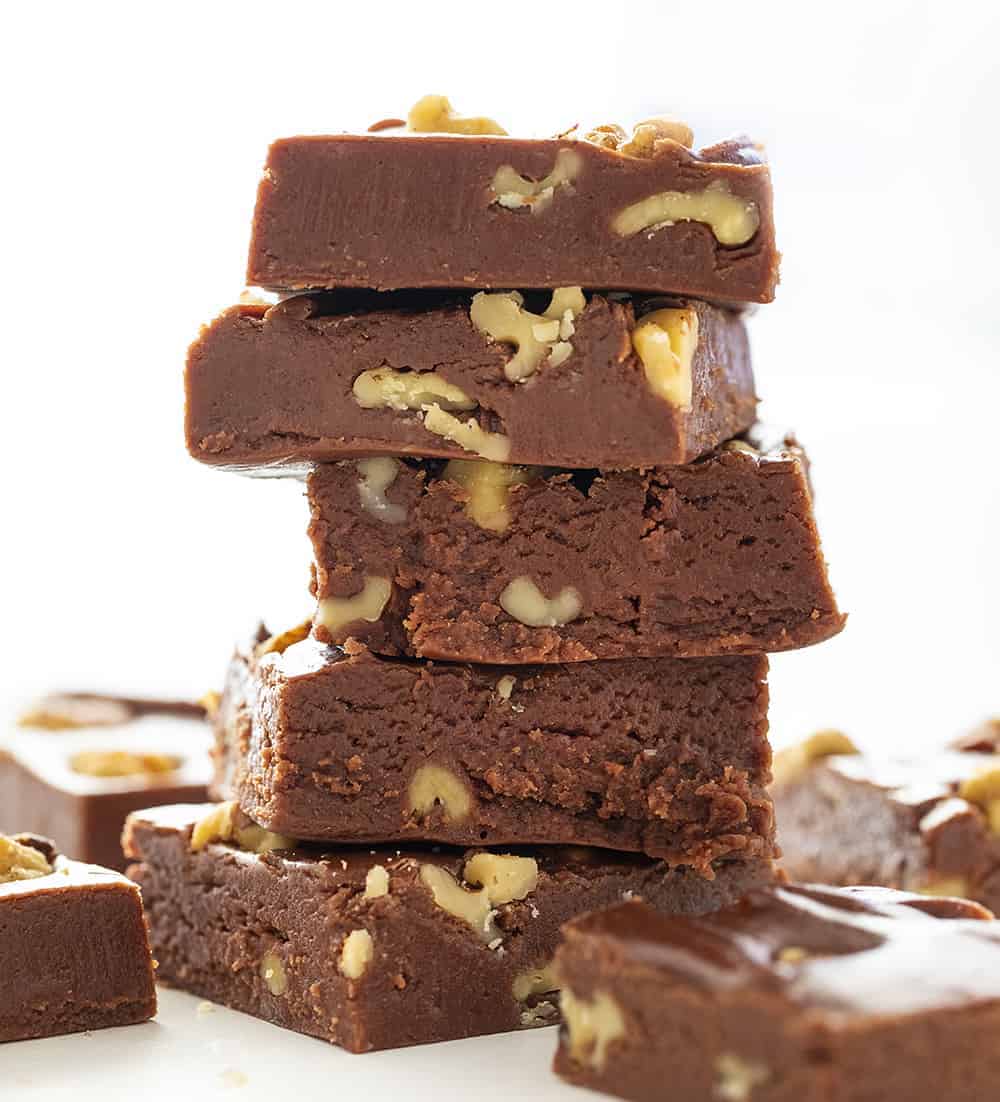 Stacked Chocolate Fantasy Fudge