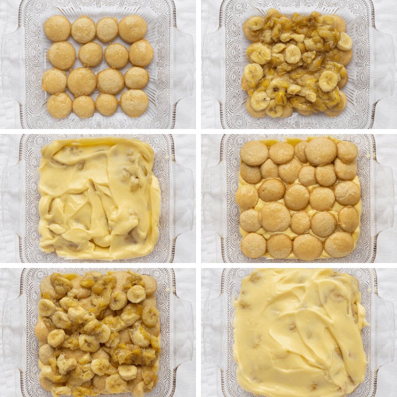 Layers for Ultimate Banana Pudding