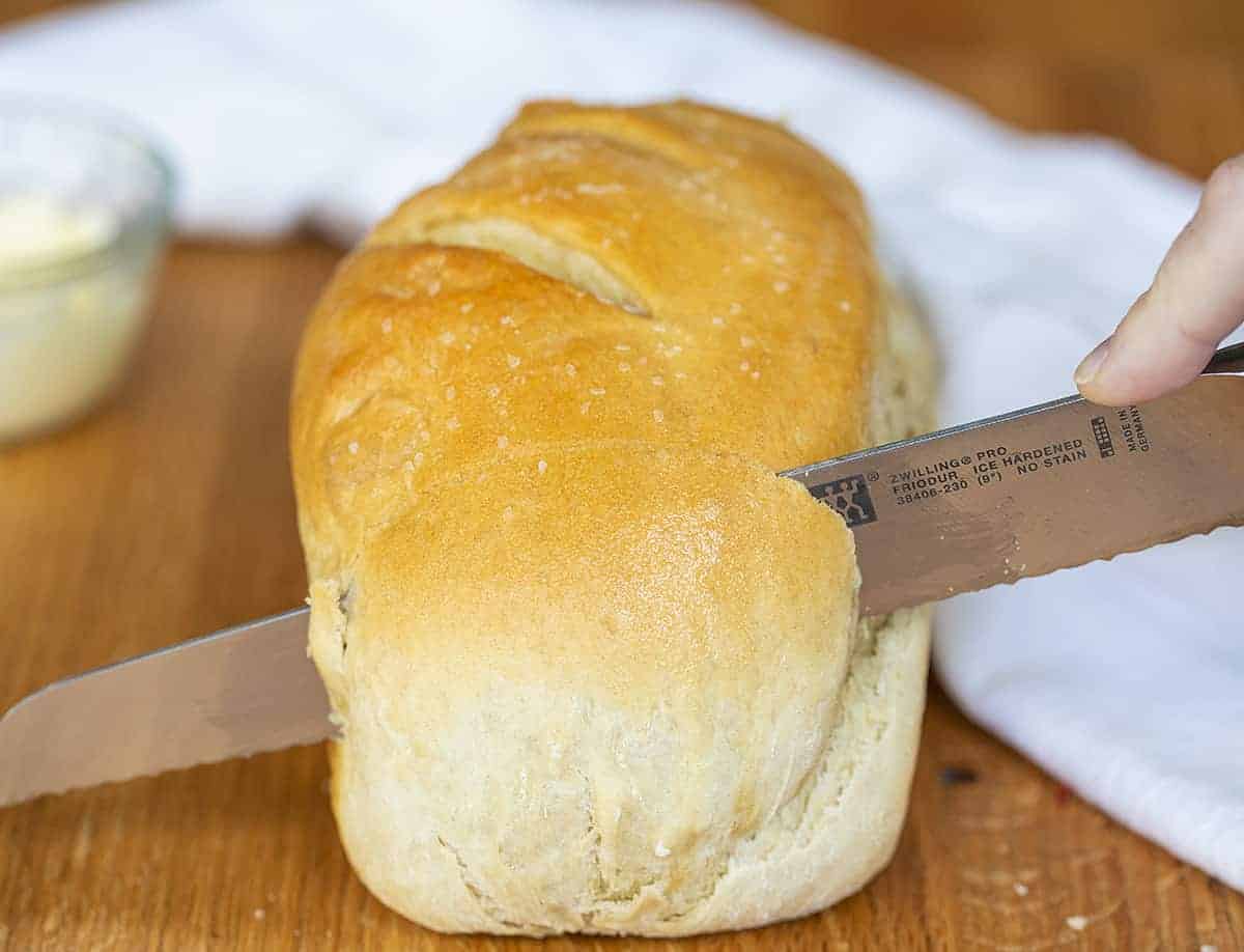 Amish White Bread Mini Loaves - Amanda's Cookin' - Yeast Breads