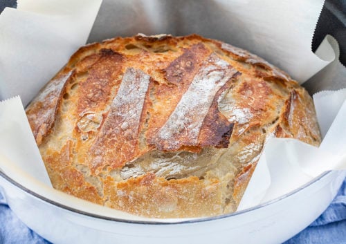 Simple Sourdough Bread {Using Starter!} - i am baker