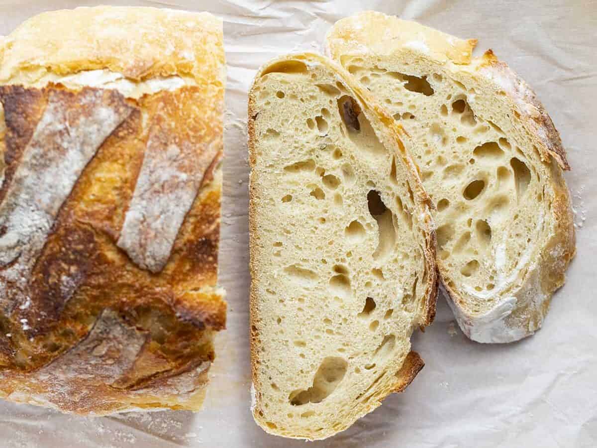 Simple Sourdough Bread Using Starter I Am Baker