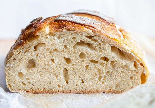 Simple Sourdough Bread {Using Starter!} - I Am Baker