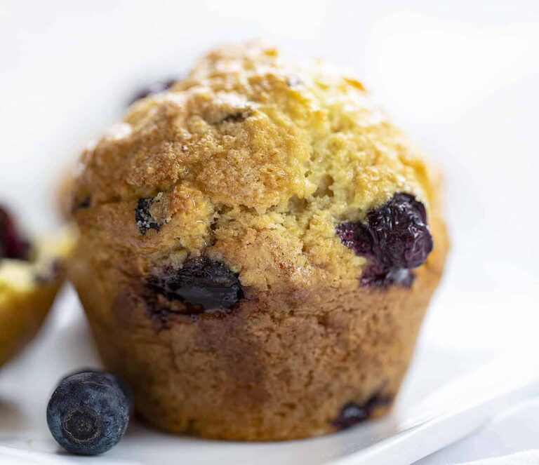 Blueberry Muffins {Made with Sourdough Starter} i am baker