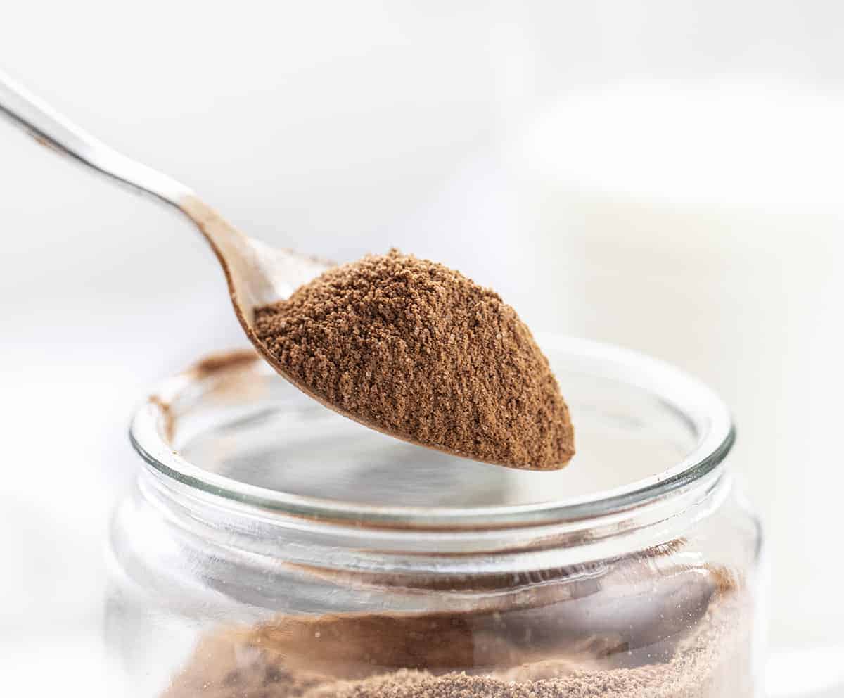 Spoonful of Chocolate Milk Powder 