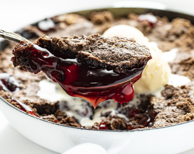 Chocolate Cherry Dump Cake i am baker