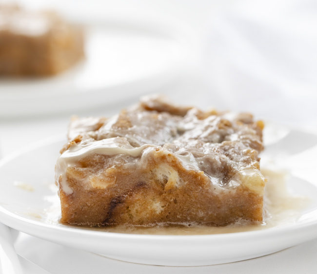 Chocolate Caramel Bread Pudding - i am baker