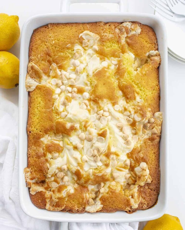 Lemon Earthquake Cake i am baker