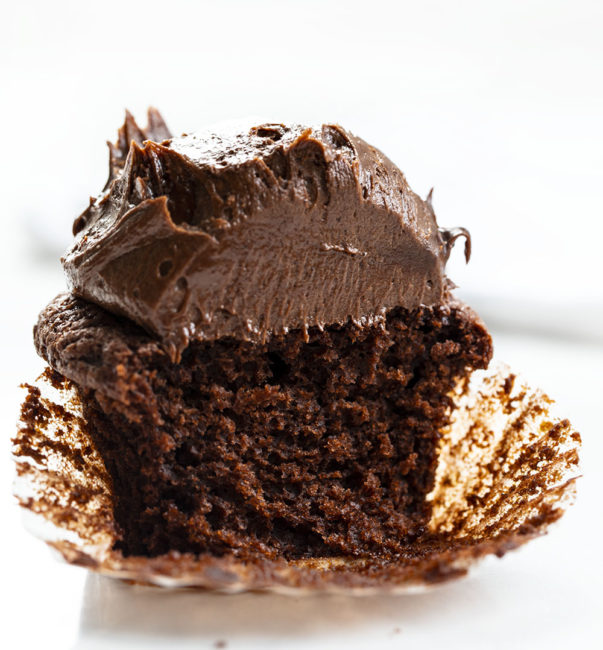 Chocolate Brownie Cupcakes - i am baker