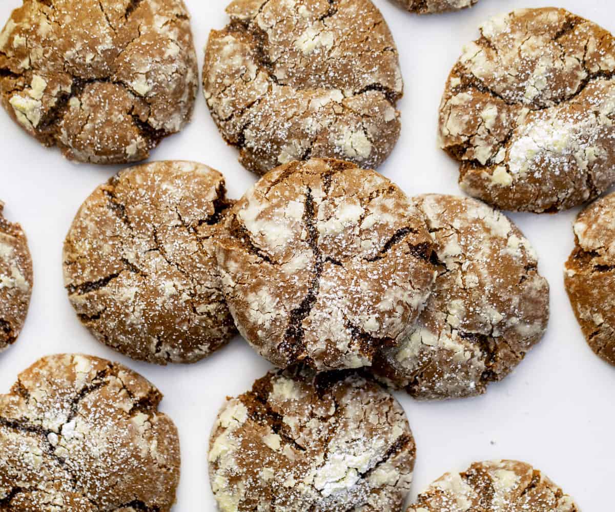 Easy Molasses Crinkle Cookies - The Baker Chick