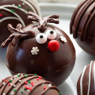 Peppermint Hot Cocoa Bombs - i am baker