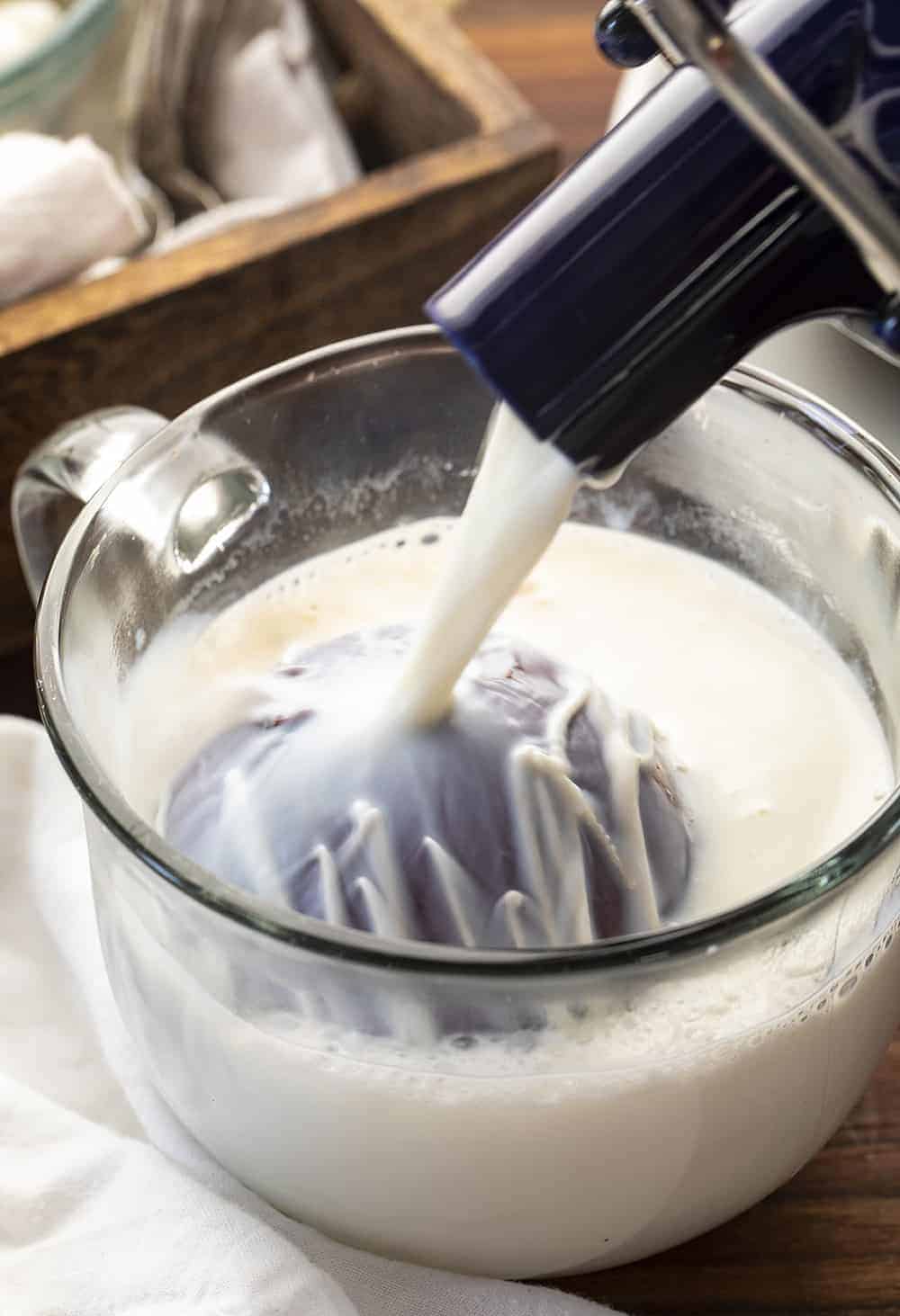 Adding Boiling Milk to Hot Chocolate Bombs