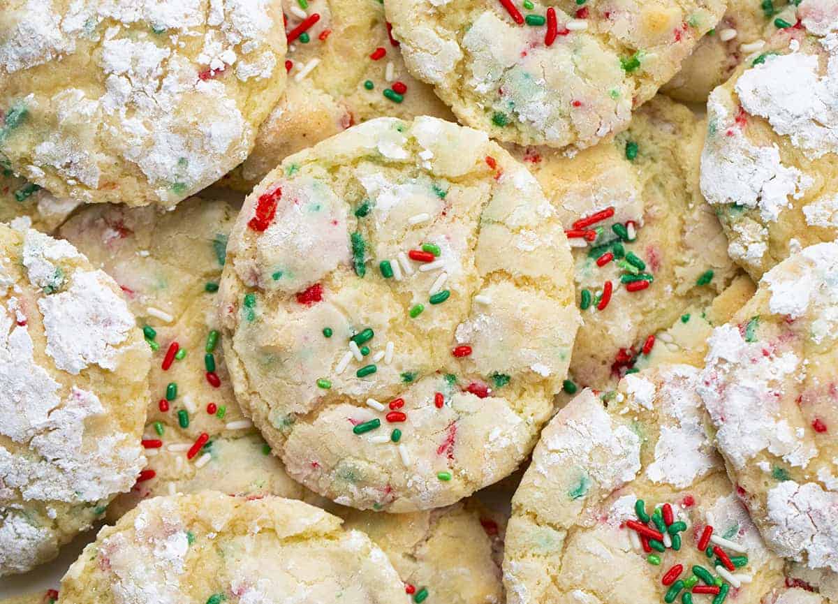 Christmas Ooey Gooey Cookies from Overhead