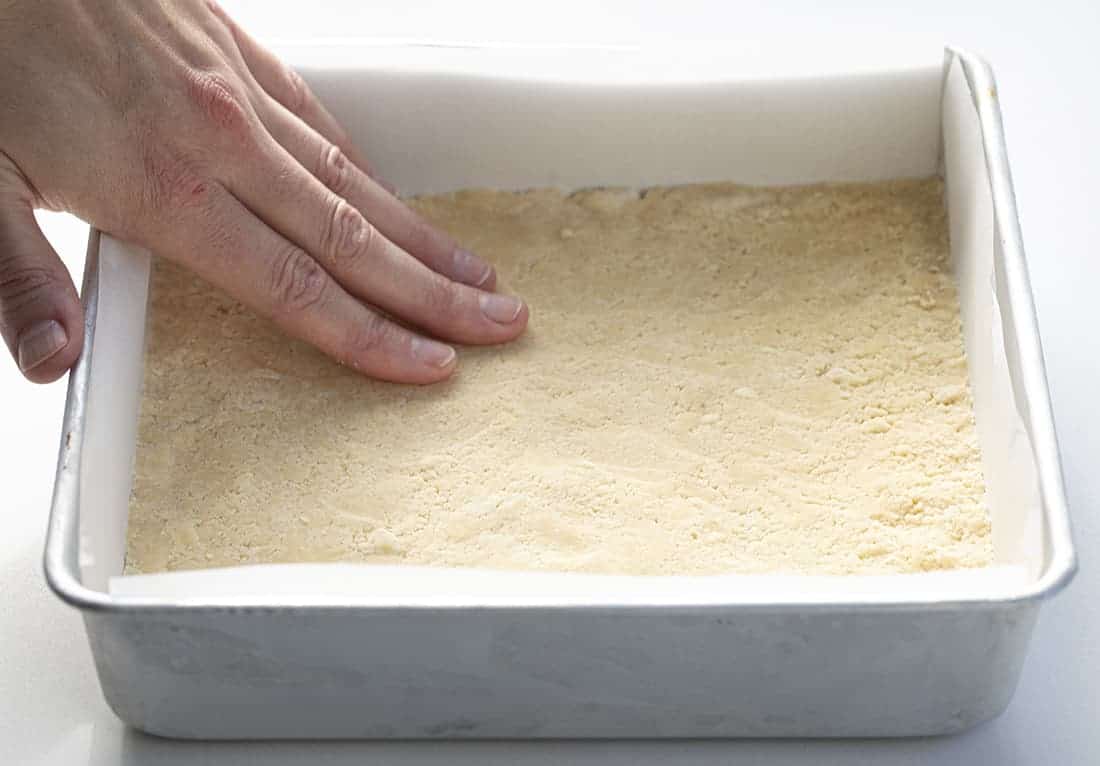 Process of Raw Shortbread Cookie Dough