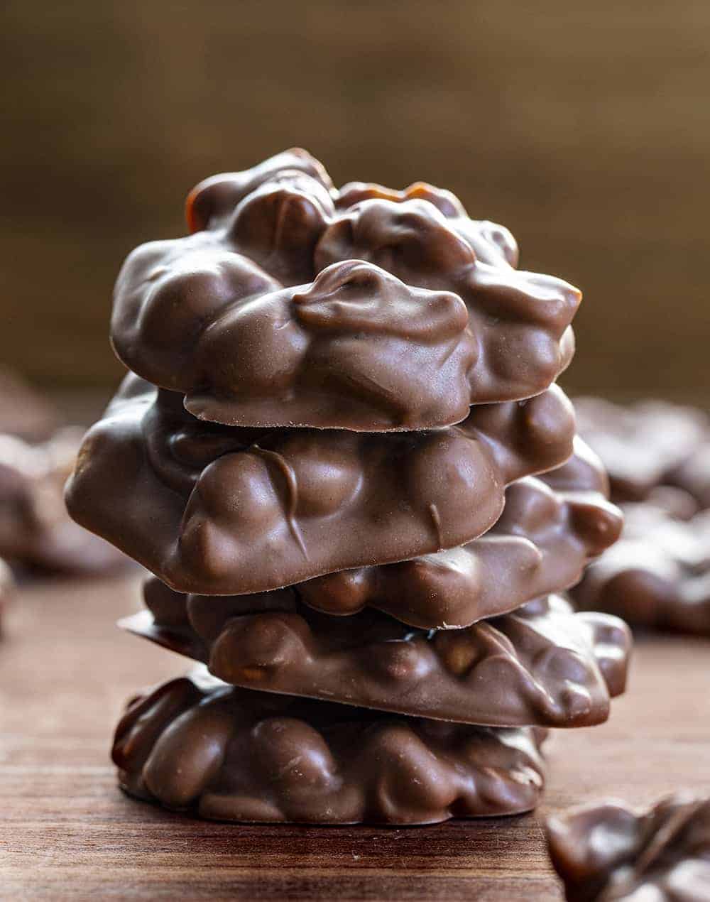 Crock Pot Nut Clusters Recipe (Slow Cooker Chocolate Candy)