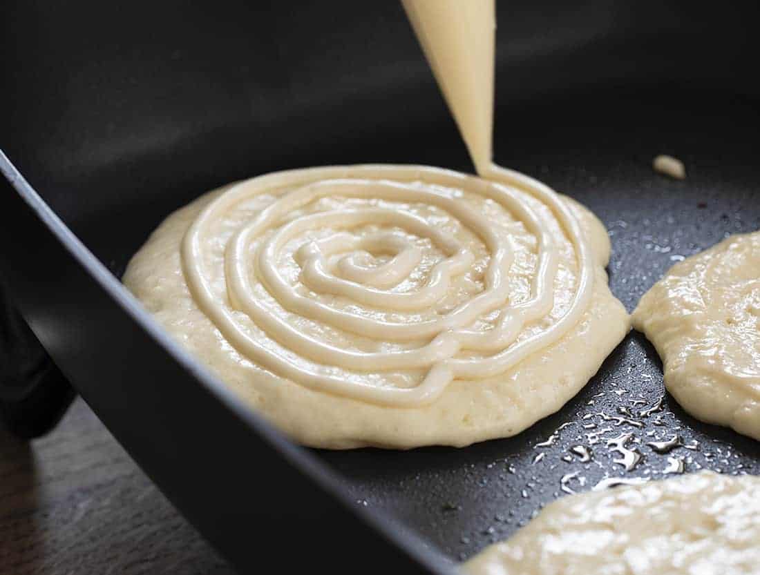 How to Make Cheesecake Swirl in Pancakes