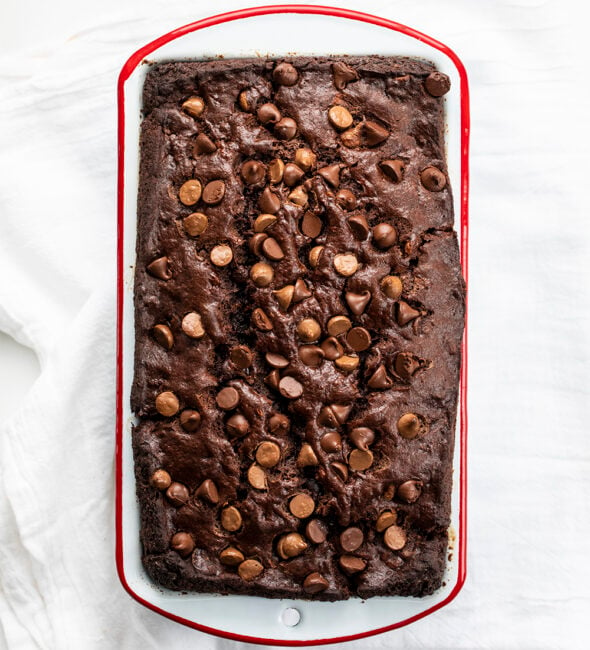 Triple Chocolate Banana Bread - i am baker