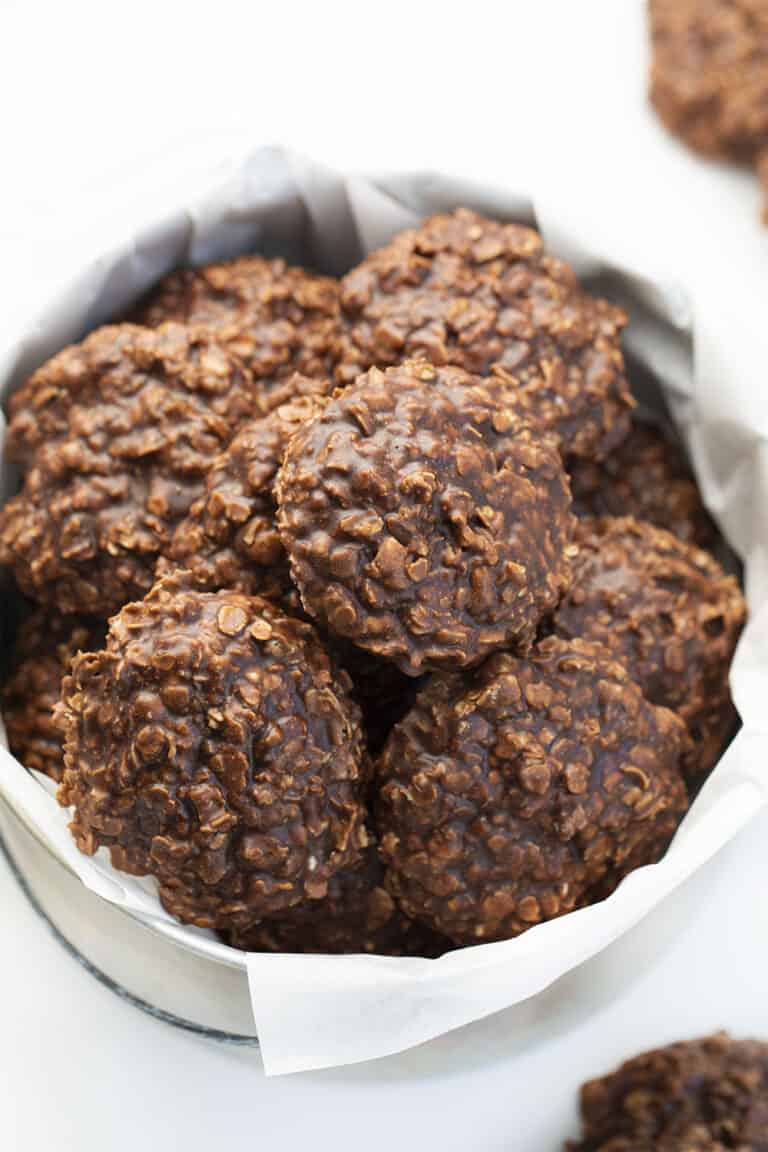 Chocolate Peanut Butter Cookies No Bake I Am Baker 