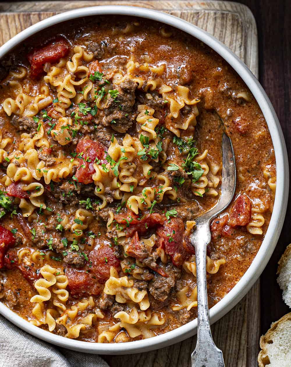 Bowl of Lasagna Soup