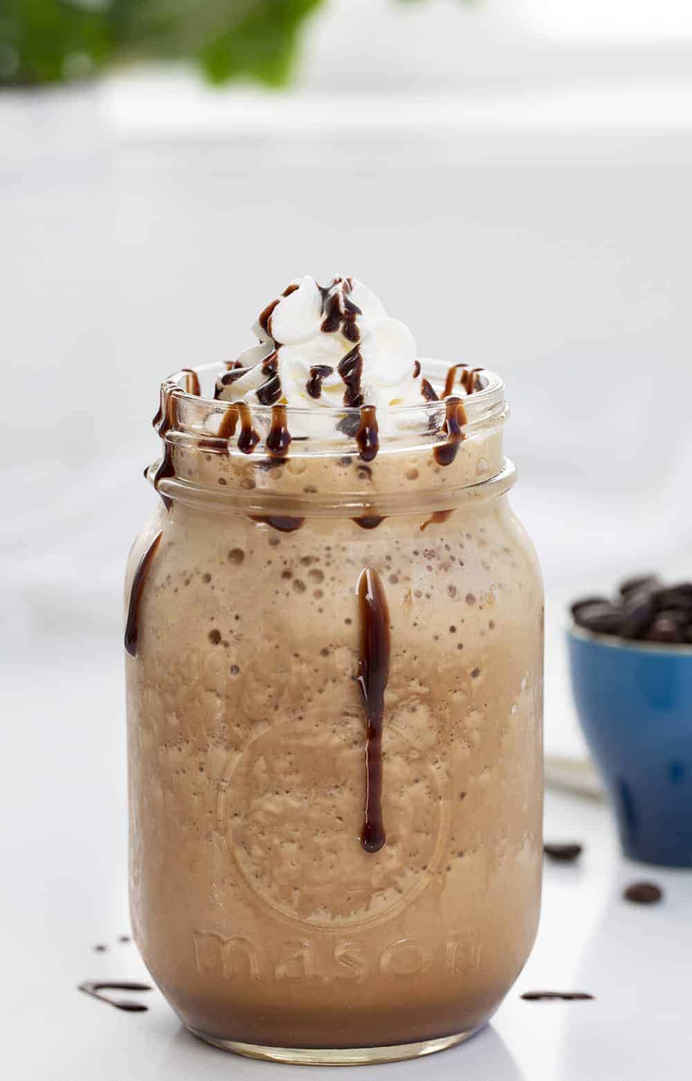 Copycat Mocha Frappuccino Recipe in Jar
