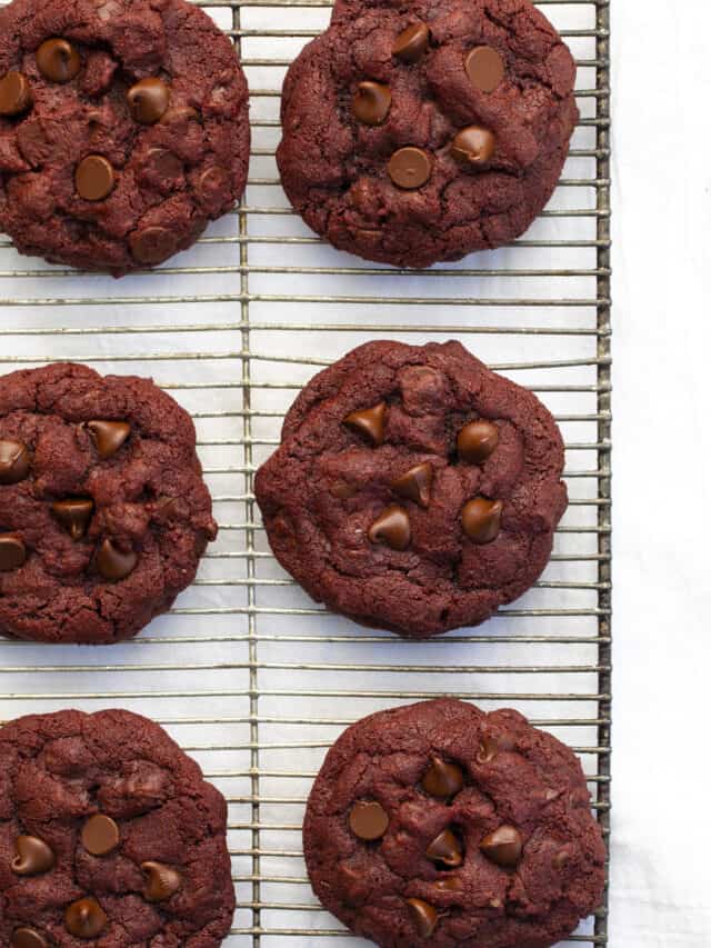 Red Velvet Chocolate Chip Cookie Recipe Story