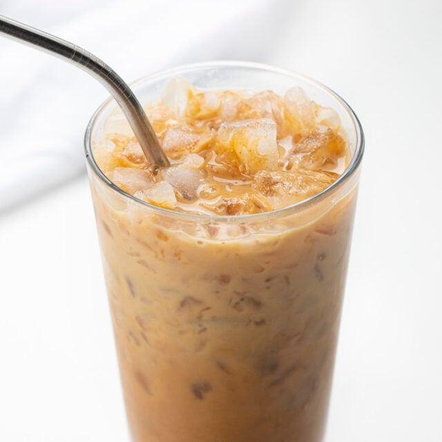 Iced Brown Sugar Oat Milk Espresso Shaker {Starbucks Copycat} - i am baker