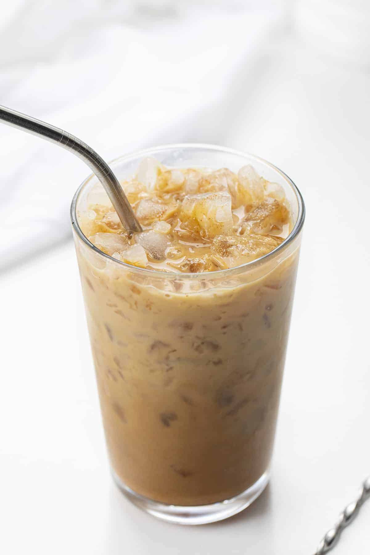Iced Brown Sugar Oat Milk Espresso Shaker {Starbucks Copycat