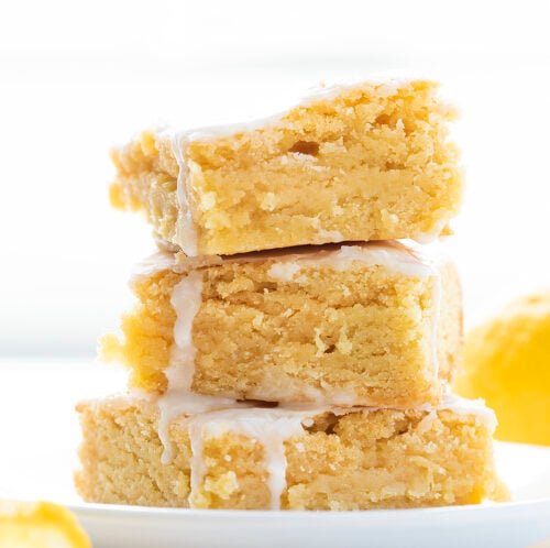 Lemon Brownies - i am baker