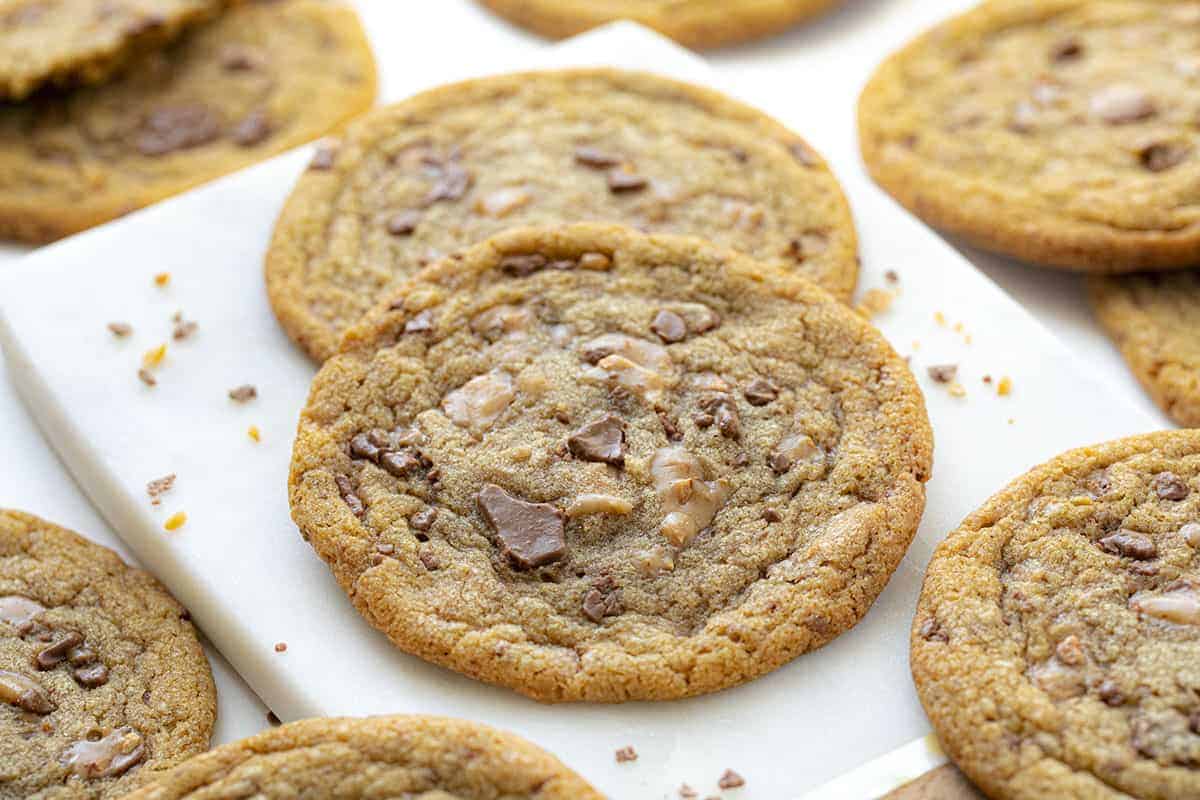 Brown Butter Toffee Cookies Recipe