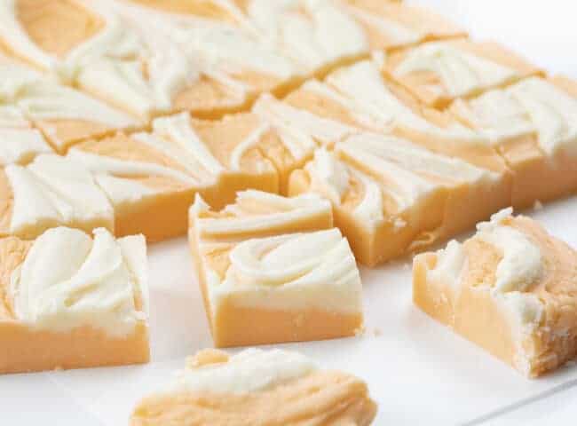 Orange Creamsicle Fudge - i am baker