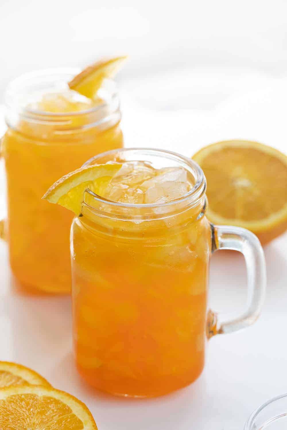 Refreshing Orange Cocktail Juice