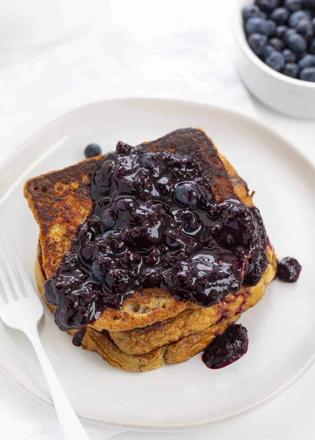 Stack of Blueberry French Toast