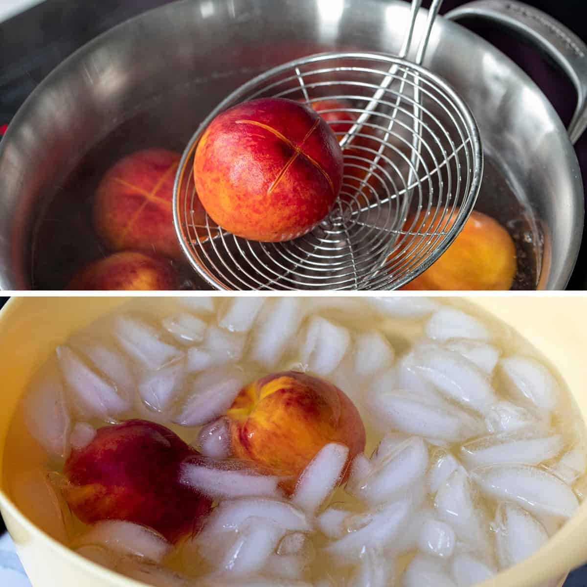 How to Peel Peaches